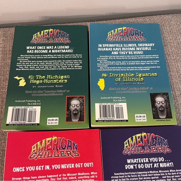 Lot of 4 American Chillers Johnathan Rand Books Illinois Wisconsin Missouri - Picture 8 of 13